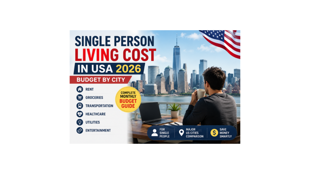 Single Person Living Cost in USA 2026